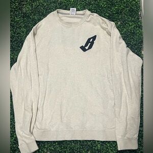 Billionaire Boys Club Gray Spellout Graphic Crewneck Sweatshirt Size 2XL